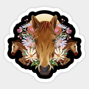 Horses Sticker